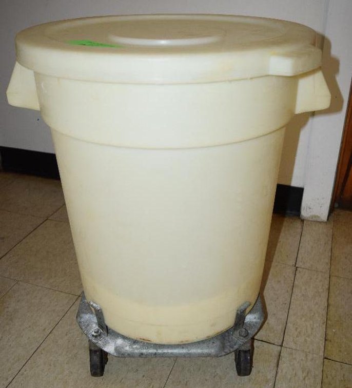 Ingredient Bin With Rolling Dolly