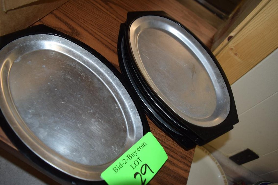 (4) Steak Plates