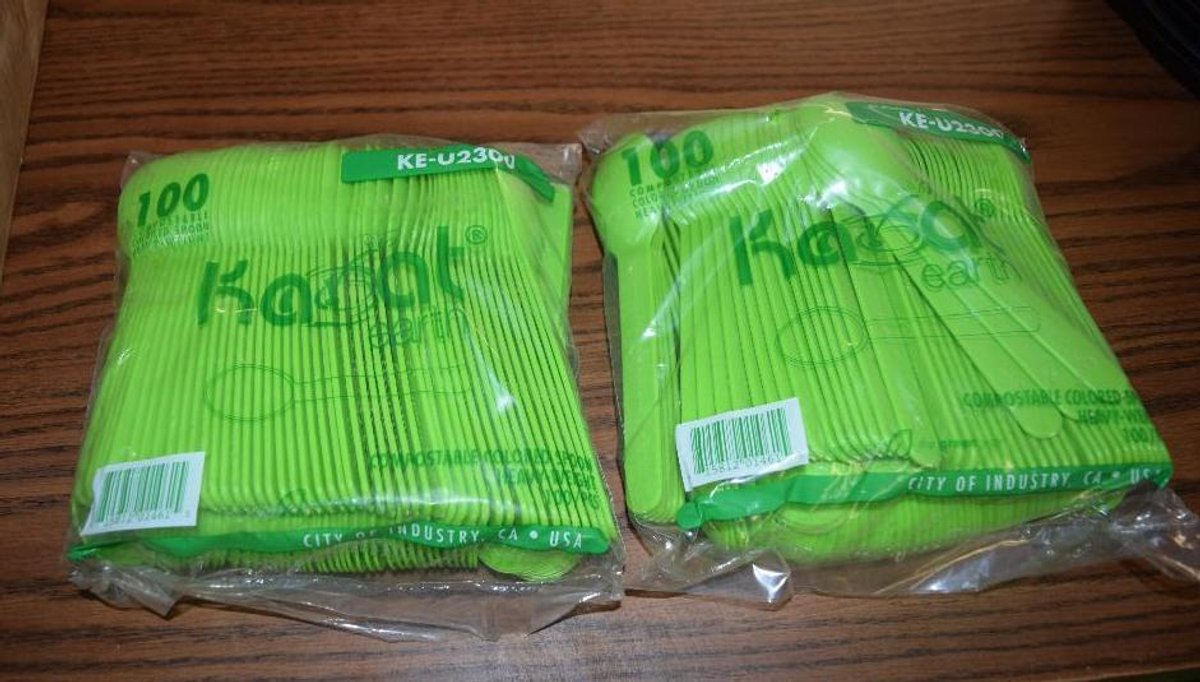 Box Of New Heavy Weight Compostable Spoons