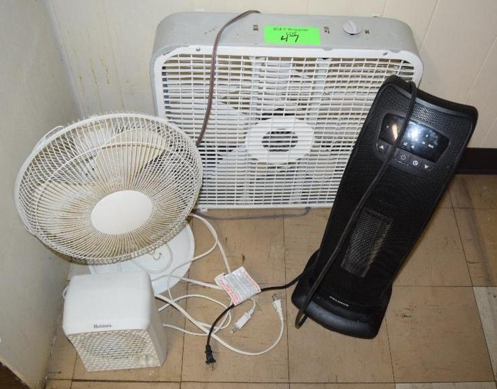 (4) Assorted Fans