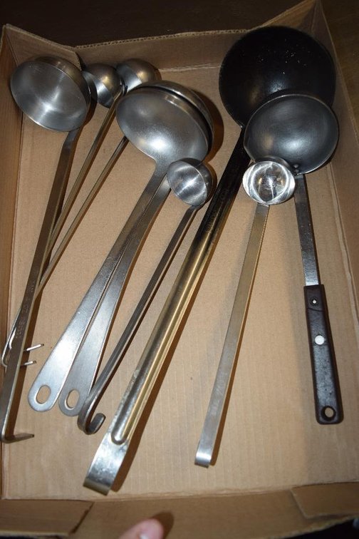 (9) Assorted Ladles