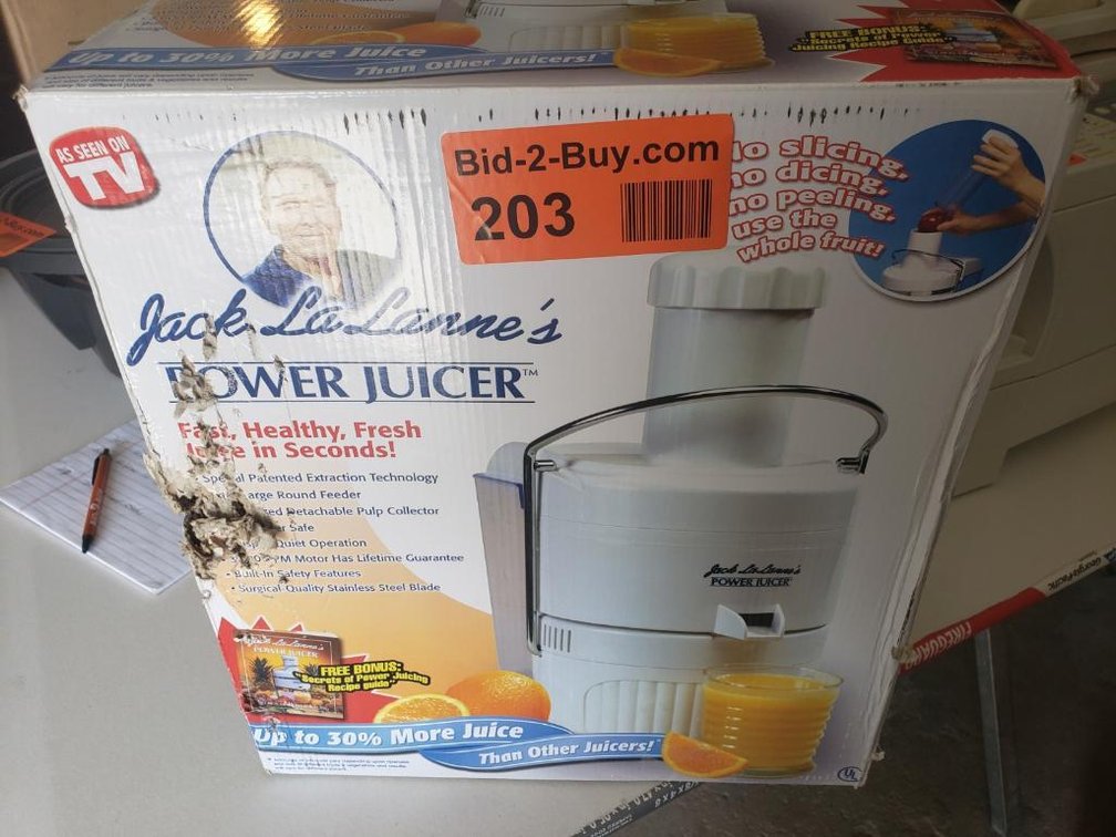 New In Box Jack Lalanne's Power Juicer