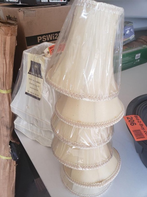 (7) New Lamp Shades