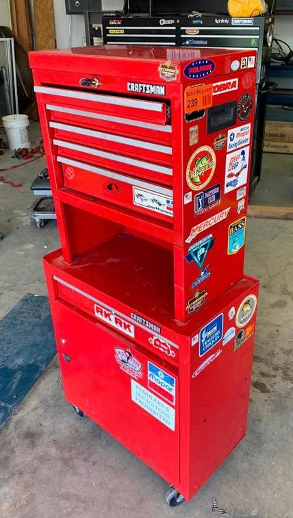 Craftsman Lower and Upper Tool Boxes