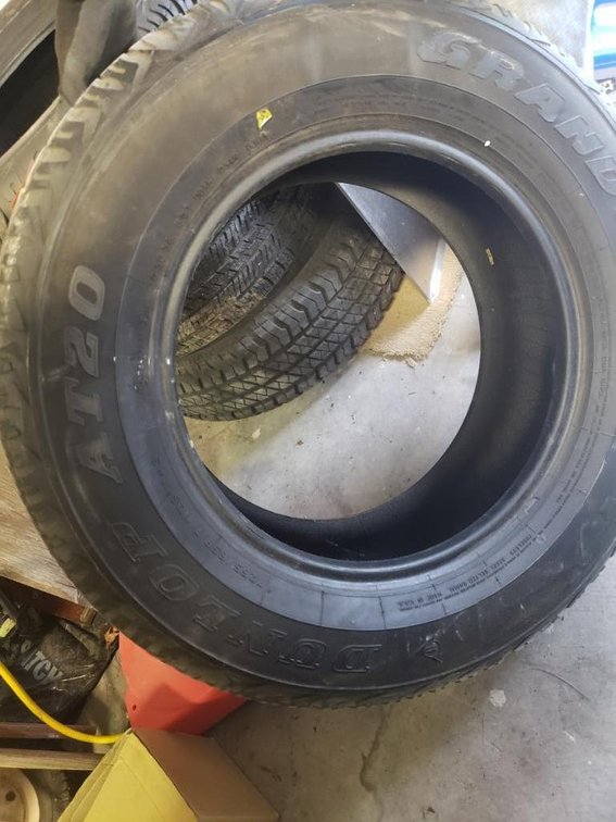 (2) Dunlop AT20 Grandtrek 265/65R17 Tires, 9/32