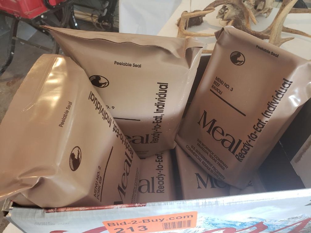 (4) Ready to Eat Meal Packs