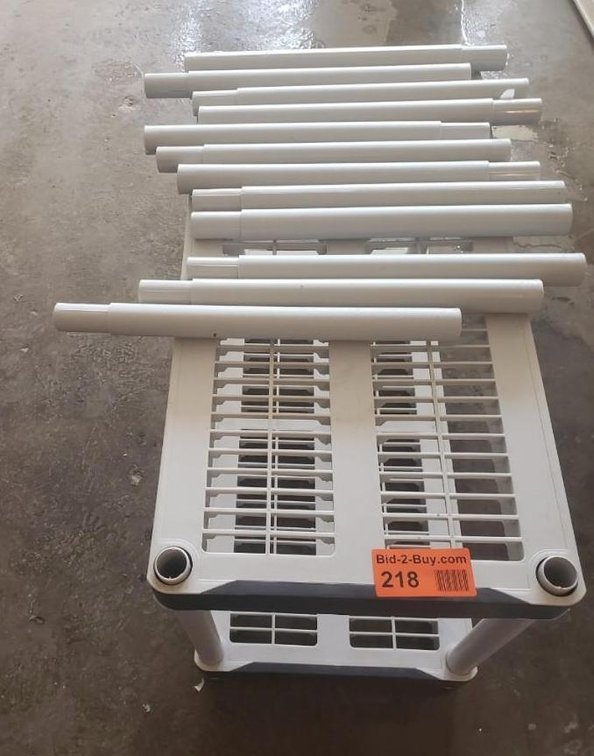 5-Tier Plastic Shelf, 18X36
