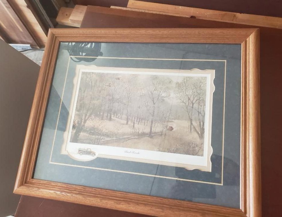 Back Roads Framed 16" X 20" Picture