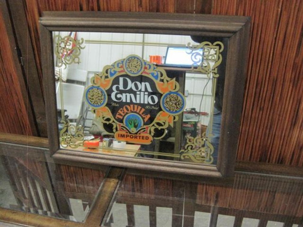 Don Emillo Tequila mirror19" w x 16" t