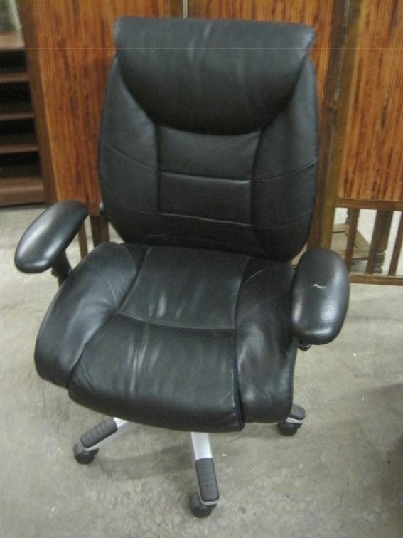 Sealy Executive Black Leather Office Chair