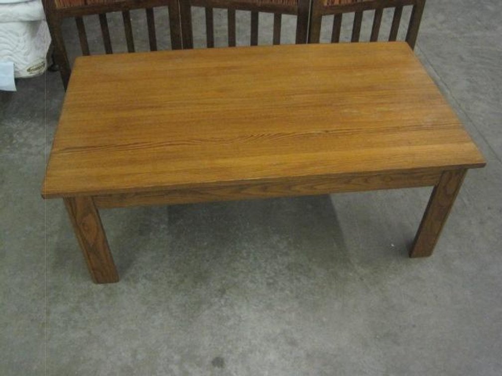 Oak Coffee Table 42" w x 16" t