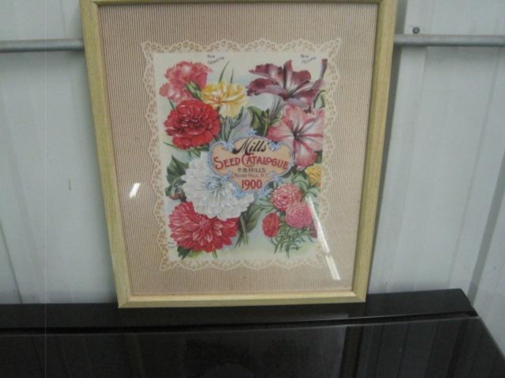 Framed Mills Seed Catalog Print