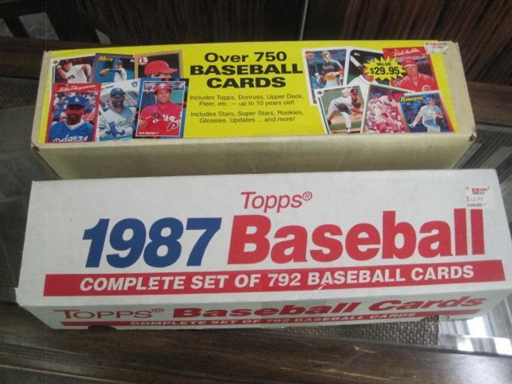 2 Boxes Baseball Trading cards