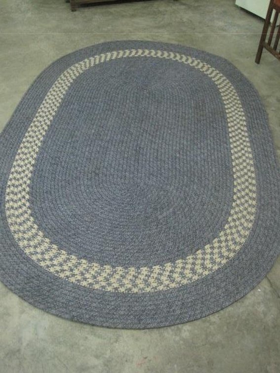 Oval Braided Rug 62" w x 96" l