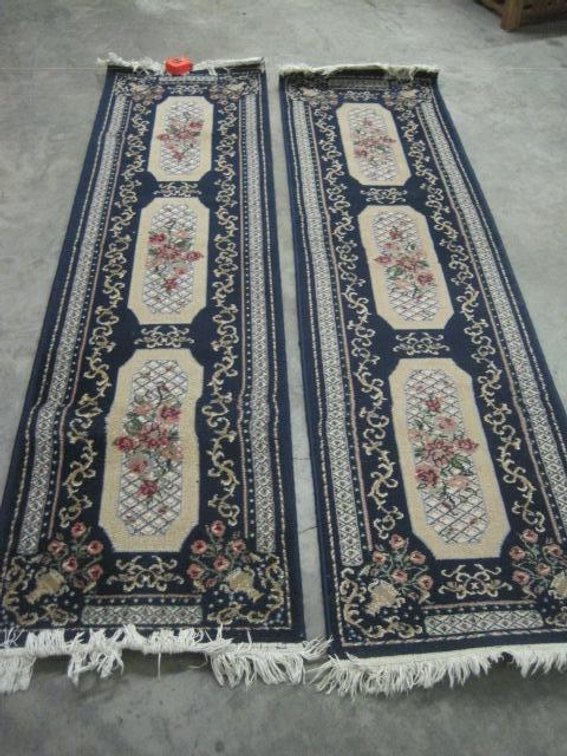 Pair of Runner Rugs each is 24" w x 92" l