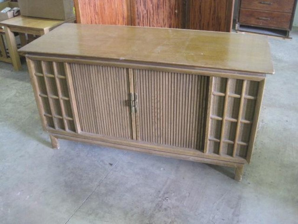 Old Stereo storage cabinet53.5" w x 28" t