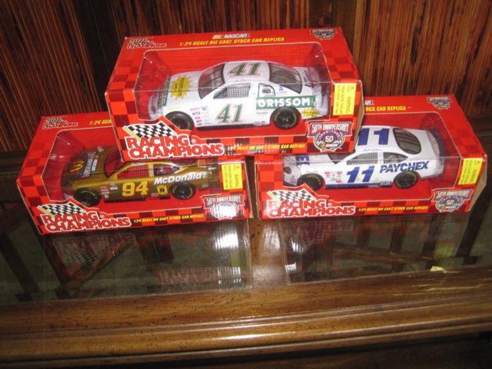 Lot of 3 Racing Champions 1/24 scale Nascars