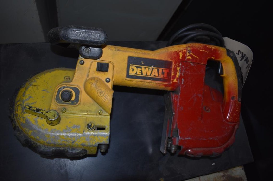 DeWalt D28770 4-3/4" Heavy Duty Deep Cut Variable Speed Electric Band Saw