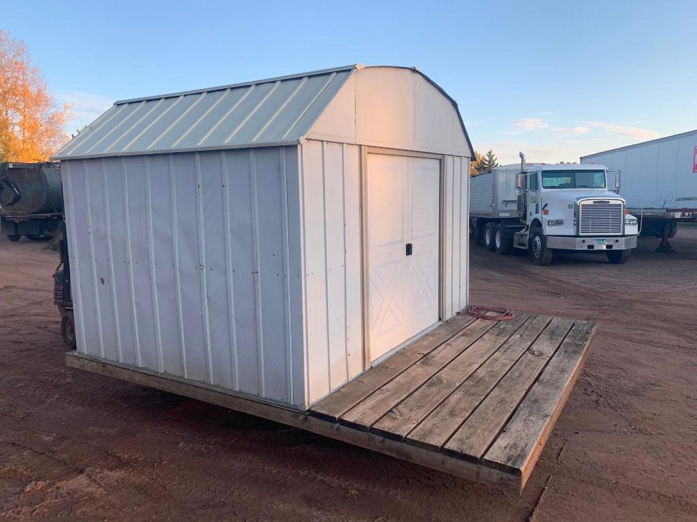 10' X 91-1/2" Shed With Front Beck 48" X 120-1/2"