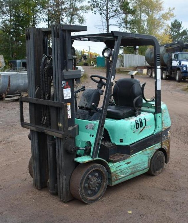 Mitsubishi FGC25K1 4,350 Lb. Capacity Forklift, 9023 Hours