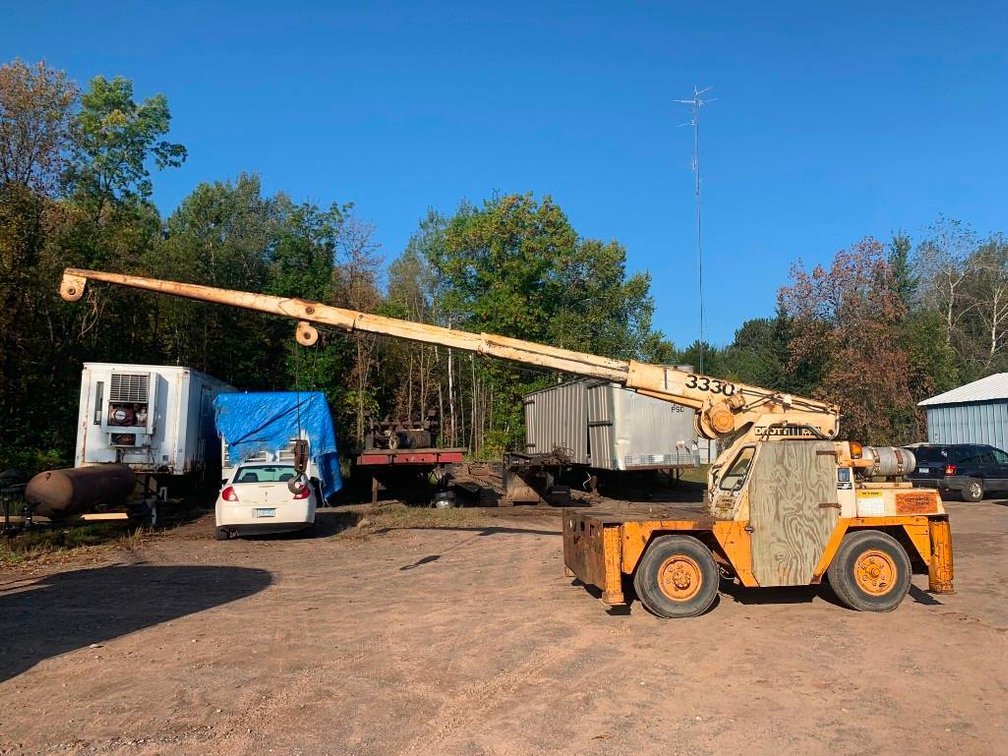 Case/Drott 3330 Carrydeck Crane With Jib
