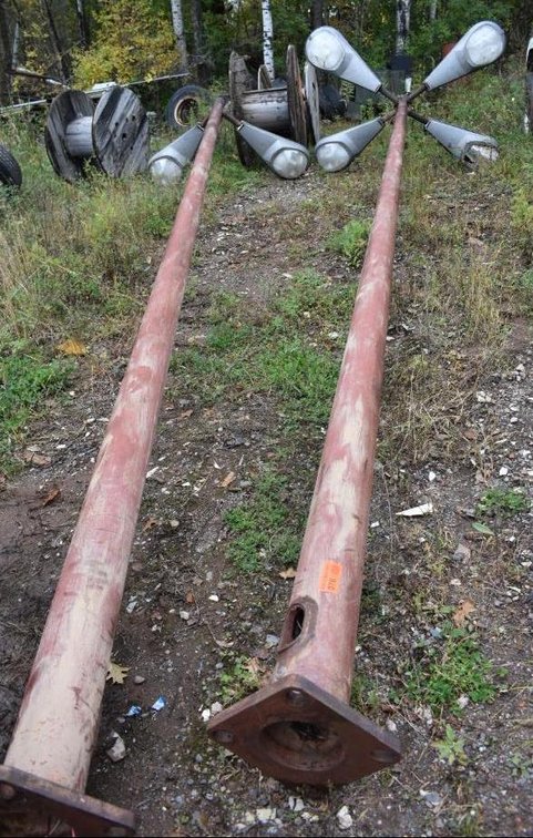 (1) 4 Head Lamppost and (1) 2 Head Lamppost With Westing House Fixture