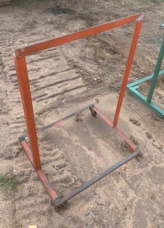 Rolling Painting Rack, 31" Wide X  41" Tall