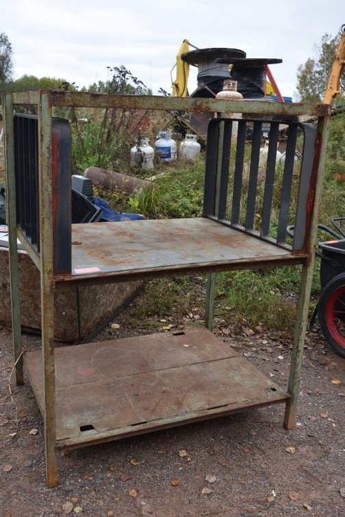 2-Tier Heavy Duty Metal Shelf