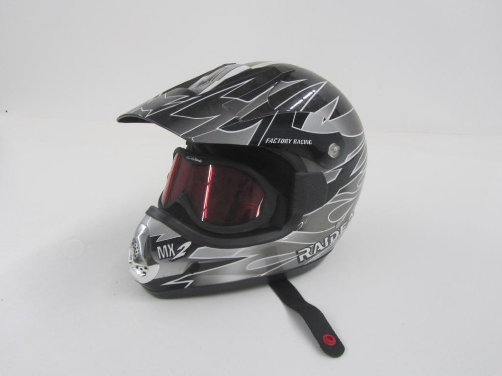 Raider ATV Helmet With Googles