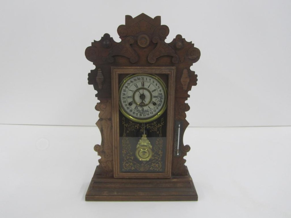 Gibson Eight-Day Spring Strike Calendar Clock