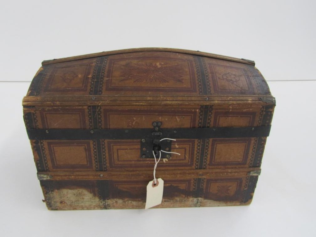 1890's Childs Wood Steamer Trunk