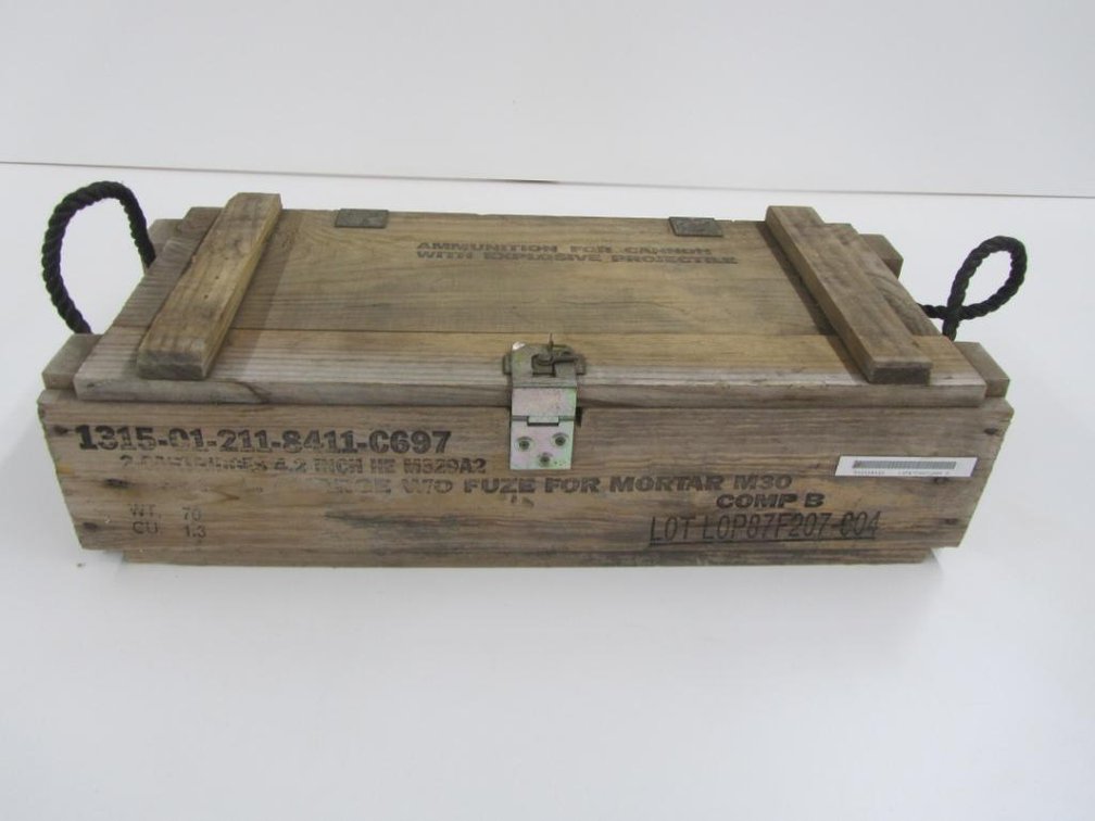 Wood Ammunition Box