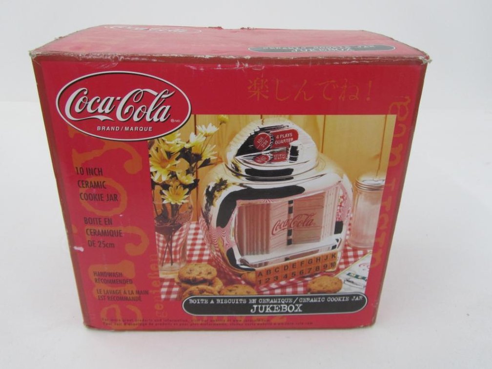Coca-Cola Ceramic Cookie Jar Juke Box