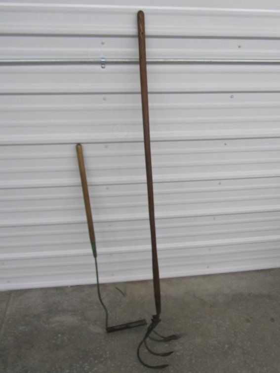 Old Sickle And Hand Cultivator
