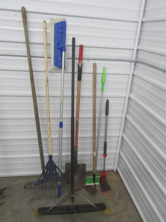 Push Broom, Shovel, Rakes, Cleaners