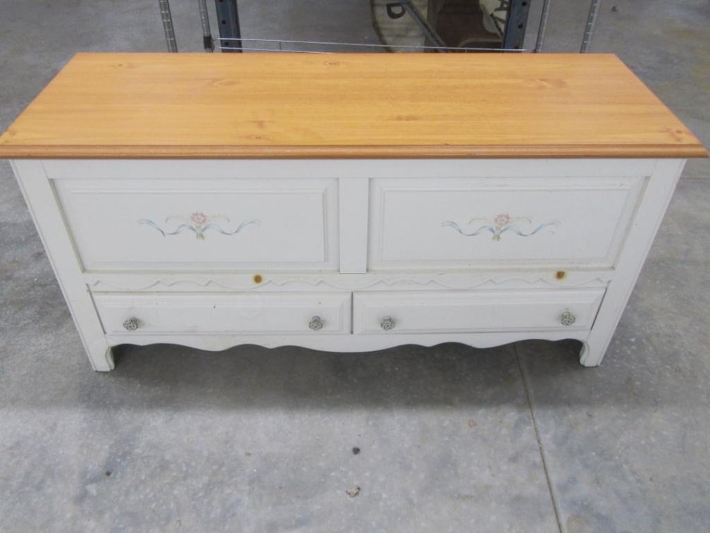 Storage Chest With Bottom Drawers