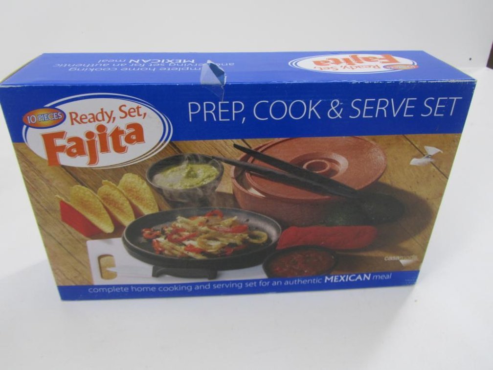 10 Piece Fajita Prep, Cook And Serve Set