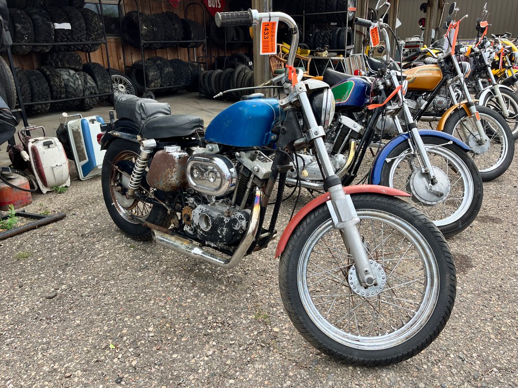 1973 Harley Sportster XLH Motorcycle 