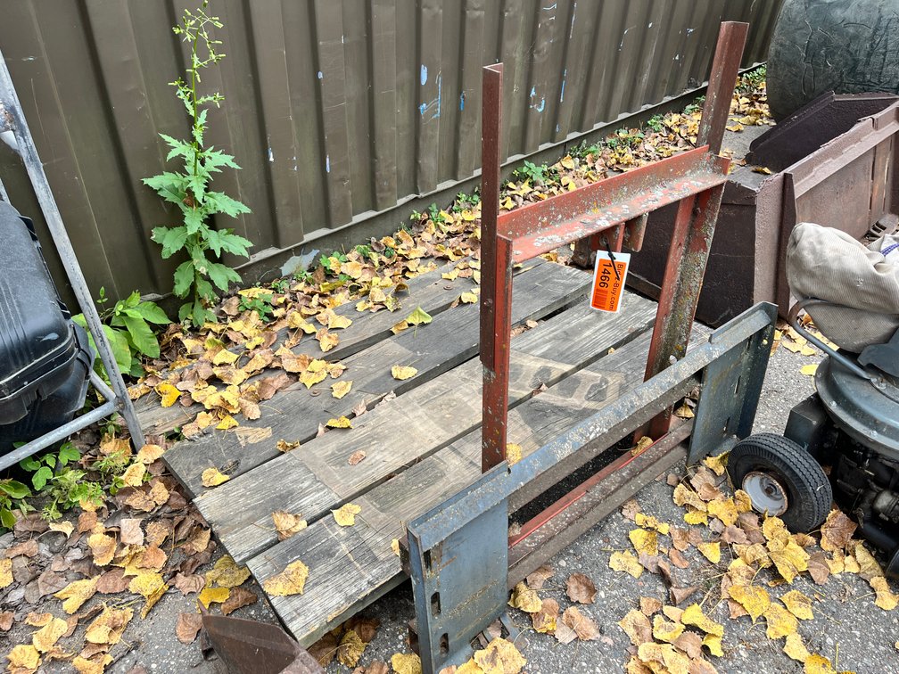60"x41" Shop Made Skid Steer Platform