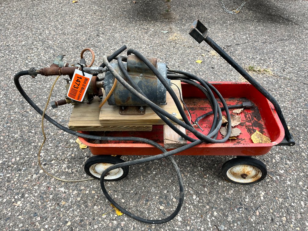 Electric Motor With Wagon