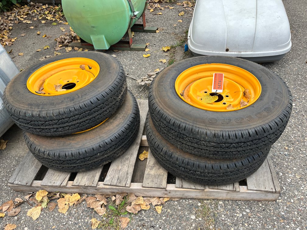 (4) 8.75R16.5 Tires