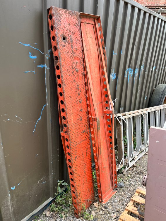(2) 7'x1' Steel Ramps