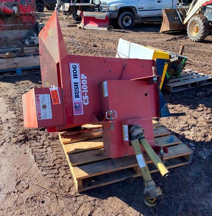 Bush Log CS-100P 3-Point PTO Wood Chipper