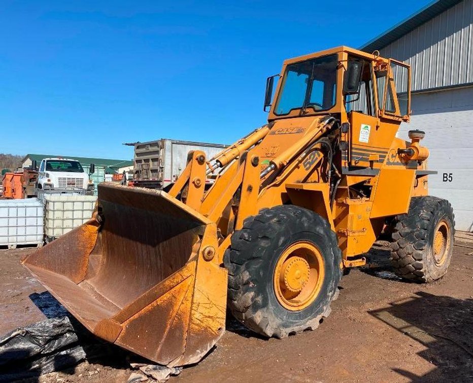 1984 Case 521 Loader Converted From US Military Loader, Not Running