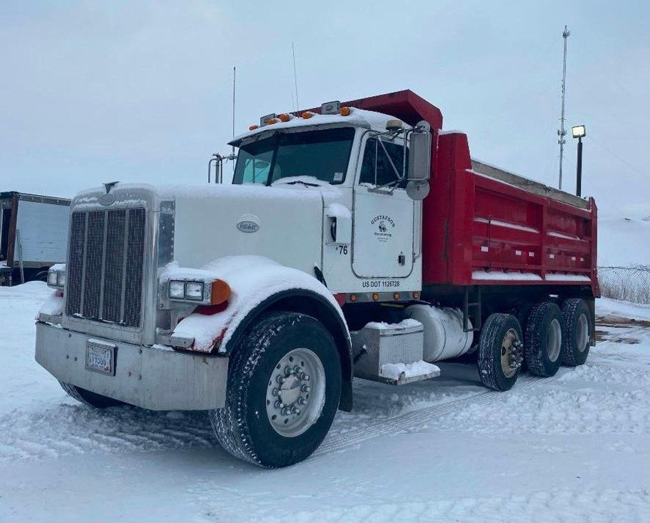 1997 Peterbilt 378 Tri Axle Dump Truck 