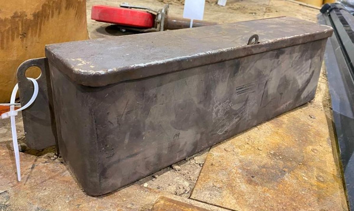 18" Metal Tractor Tool Box