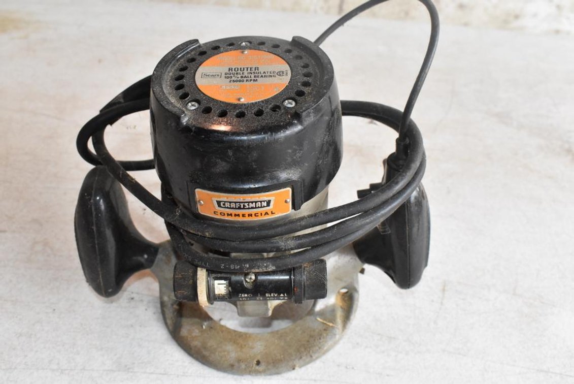 SEARS/CRAFTSMAN HAND ROUTER, ELECTRIC