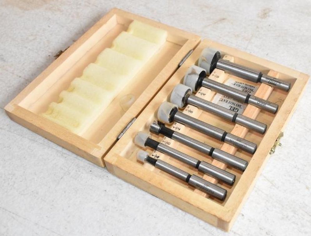 WOOD WORKING BITS IN CASE