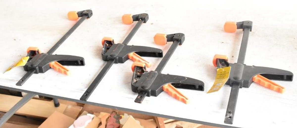 (4) 12" RATCHET BAR CLAMP/SPREADER