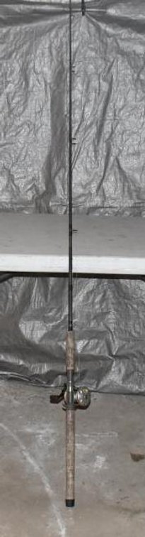 ST CROIX MUSKY ROD WITH ABU GARCIA REEL, 6 1/2'